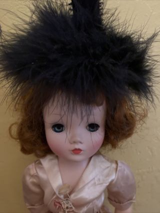 Vintage Doll Clothes: Madame Alexander Cissy & Portrait Marabou Hat