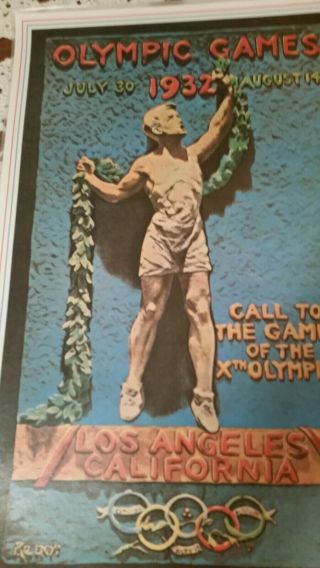 1972 Munich Olympic Games Poster Bc Comics Placemats (set Of 10/1 Every 4yrs)