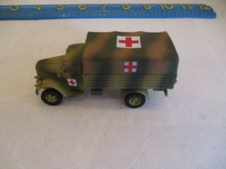 1/72 Ww2 German Opel Blitz Ambulance.  Built And Painted.