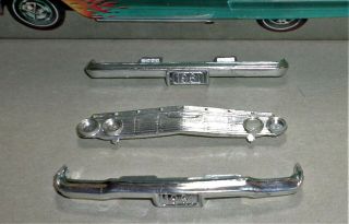 1961 Chevrolet Impala,  Vint.  Smp 3 - In - 1 Kit,  Front Grille & Front & Rear Bumpers