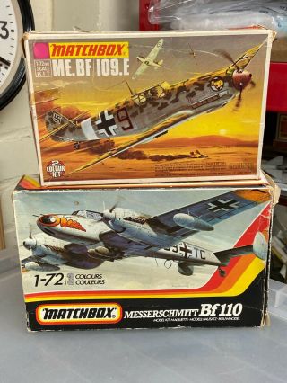 Matchbox 1/72 Messerschmitt Bf.  109f & Messerschmitt Bf.  110