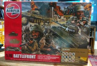 Airfix 1:76 Scale Wwii Battlefront Plastic Model Kit,  Open - Box And Complete