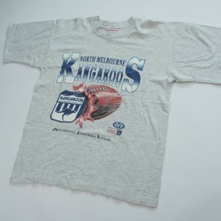 Vintage 90s North Melbourne Kangaroos T - Shirt AFL VFL 2
