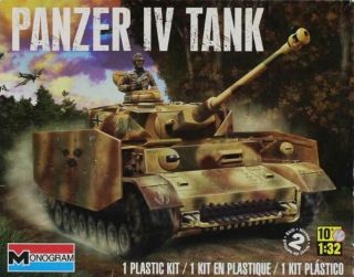 Monogram 1:32 Panzer Iv Tank Plastic Model Kit 85 - 7861u