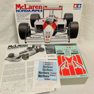 Tamiya 1/20 Mclaren Honda Mp4/4 1988 12 Ayrton Senna With Mc Marlboro Decal