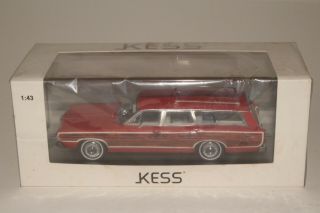 Kess Models 1968 Ford Country Squire Ltd Wagon With Box 1/43 Scale