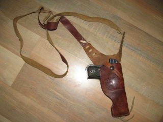 Antique Idaho Leather Souulder Holster Colt 1903.  32 1908.  380 Acp Rh Gc 210710