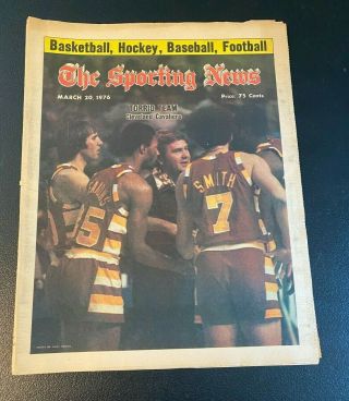 March 20,  1976/the Sporting News/ Bill Fitch & Cleveland Cavaliers / Torrid Team