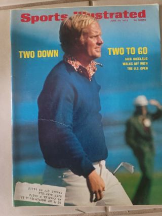 Sports Illustrated June 26 1972 Golf Jack Nicklaus Wins