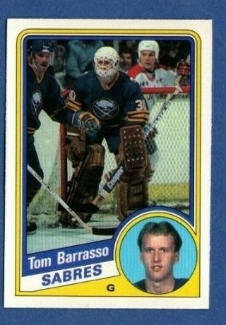 1984 - 85 Opc (o - Pee - Chee) Nhl Hockey: 18 Tom Barrasso Rc,  Buffalo Sabres