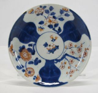Chinese 1700’s China Trade Export Imari Bowl Dutch Market Winter Flowers Yqz