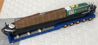 Corgi Code 3 1/50 Heavy Haulage 5 Axle King Low Loader With Canal Boat Load