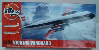 Ts - Airfix Kit 1:144 - Vickers Vanguard Airliner - Bea - With All Paints
