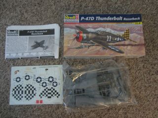 1998 Revell - Monogram 1:48 Scale P - 47d Thunderbolt Razorback Model Kit