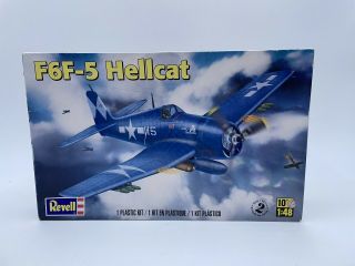 Revell F6f - 5 Hellcat Us Navy Ww2 Carrier Fighter 1:48