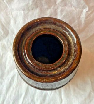 Vintage Redwing Minnesota Stoneware Wax Sealer Jar Marked 3