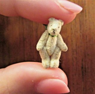 Micro Mini Miniature Vintage Teddy Bear Artisan Dollhouse Jointed