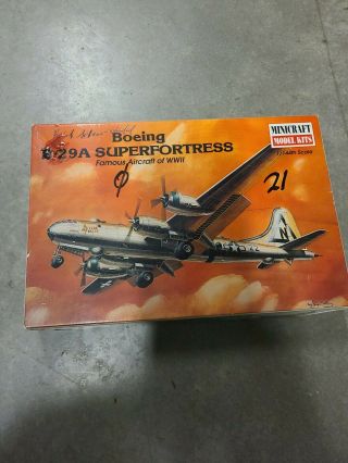 Minicraft 1/144th Scale Boeing B - 29a Superfortress Plastic Model Kit