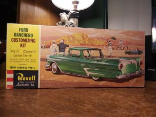 1/25 Vintage Revell H 1240 Ford Ranchero Customizing Kit 1960 Leynnwood