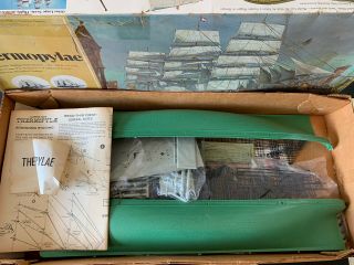 Vintage 1971 Revell The Thermopylae Ship Model H - 390 Open Box 34”L Missing Lines 2