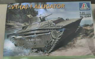 Lvt - (a) 1 Alligator Amphibious Assault Tank Italeri 6384 1/35 Scale