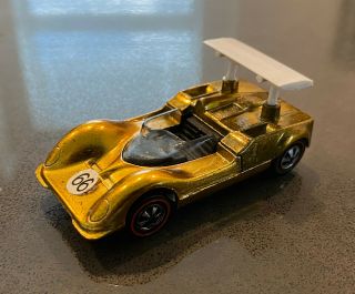 1969 Hot Wheels Chaparral 2g Gold Spectraflame /