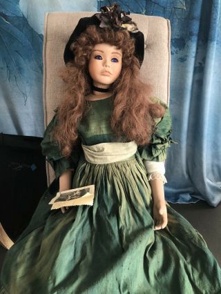Absolutely Porcelain 38 " Artist Doll Dolls By Josephine