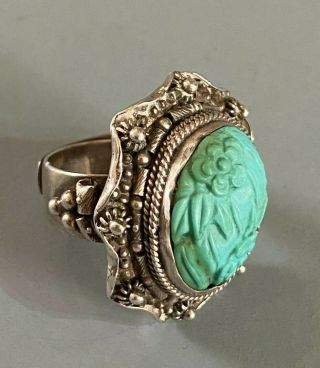 Antique Vintage Chinese Silver Ring