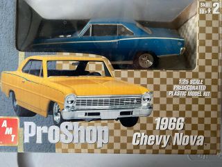 Amt 1:25 Scale Proshop 1966 Chevy Nova Pro Street Inside Model Kit