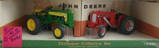 Ertl John Deere 330 And 430 Farm Tractor Collector Set Limited Edition 1/16 Mib