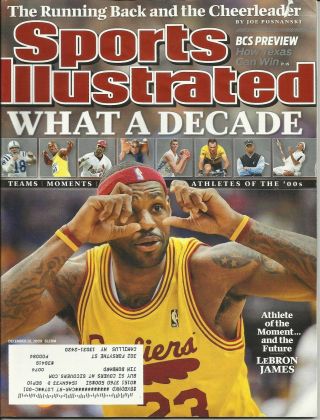 Cleveland Cavaliers Sports Illustrated Lebron James 3x Mvp 9x All Star King