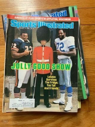 Sports Illustrated August 11,  1986 William The Refrigerator Perry And Ed Too Tal