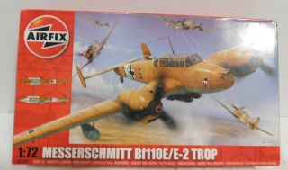 Airfix 1:72 Scale Messerschmitt Bf 110e/e - 2 Trop