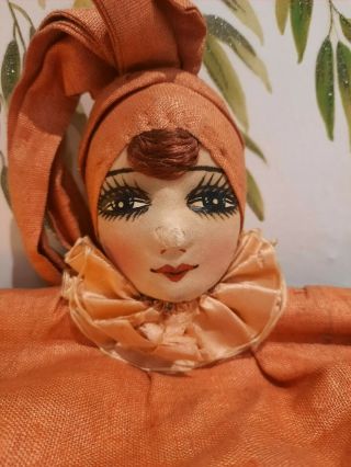 Antique French 1920s Art Deco Boudoir Half Doll