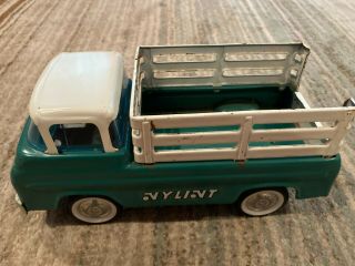 Vintage Blue Green And White Nylint Rack Side Pick Up Truck