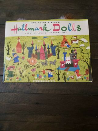 Vtg 16 Hallmark Paper Doll Cards From The Land Of Make Believe Album