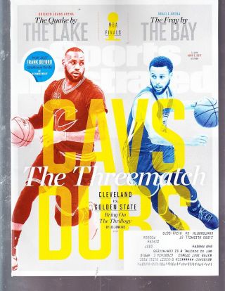 June 5,  2017 Steph Curry Warriors Vs.  Lebron James Cavs Sports Illustrated