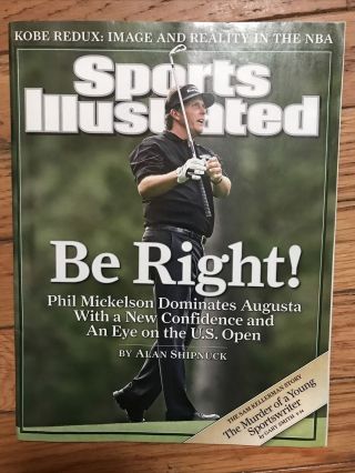 Sports Illustrated Phil Mickelson “be Right ” Great Shape