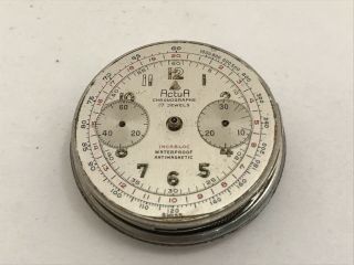 Vintage - Actua Swiss Chronograph Watch Movement 17j