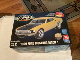 Resto Rods 1969 Ford Mustang Mach 1,  Amt Model Kit