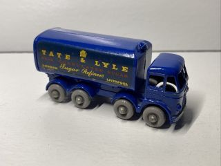 Matchbox Lesney No.  10 - C Sugar Container Truck Blue Body Tate & Lyle Deco,  Gpw
