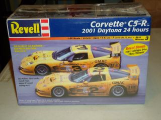 1/25 Revell 2001 Corvette C5r Daytona Model Kit 2002 Issue 2 Or 3