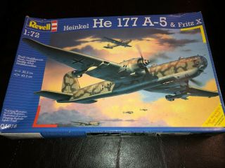 2000 Revell 1:72 Model Kit 04616 Heinkel He 177 A - 5 Fritz X Plane Parts