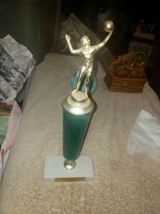 Vintage Harrisburg Area Pennsylvania Volleyball League Champs Trophy 1968 - 1969