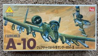 Ls 1/144 Fairchild A - 10 Thunderbolt Model Kit Vintage (japan) Open Box/complete