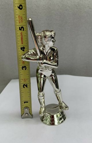 Vintage Softball Trophy Topper - Dundie - Crafts - Finial,  wine Stopper 3