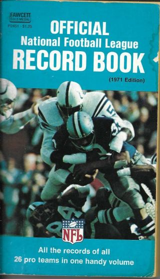 Official Nfl Record Book