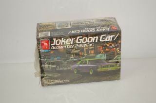 Amt Ertl Joker Goon Car / Gotham City Police Car 1/25 Kit 6826 1989 Batman Model