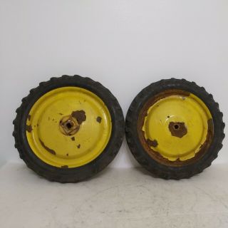 John Deere Ertl Pedal Tractor Rear Tires Wheels