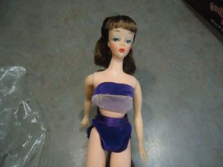 Mitzi Ideal 1960 Barbie Clone Doll 12 " Vintage Toy Figure